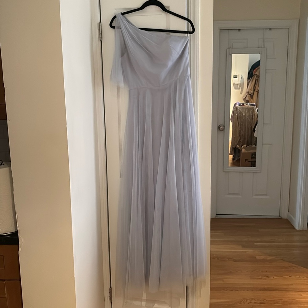Jenny Yoo Mallory Tulle Dress in Whisper Blue